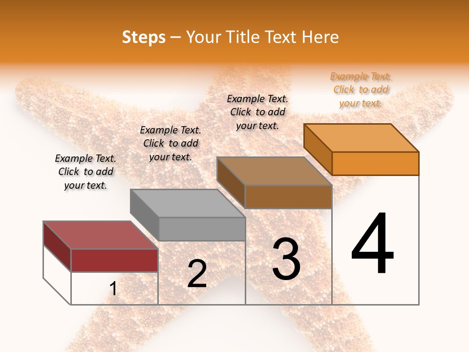 A Starfish With A White Background Is Shown PowerPoint Template