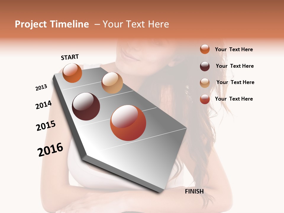 Adventure Woman Pretty PowerPoint Template