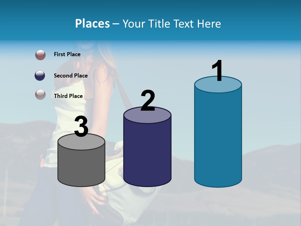 Adventure Woman Pretty PowerPoint Template