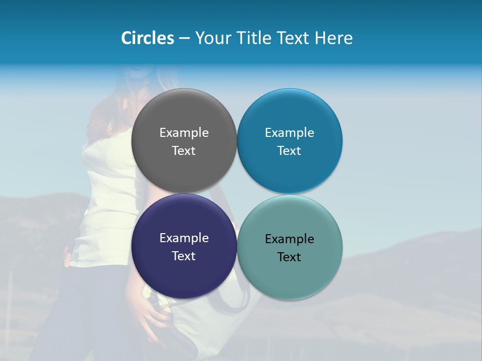 Adventure Woman Pretty PowerPoint Template