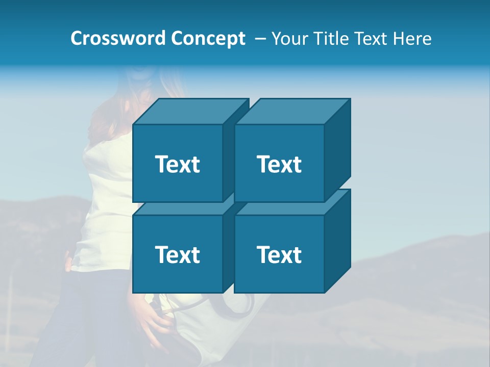 Adventure Woman Pretty PowerPoint Template