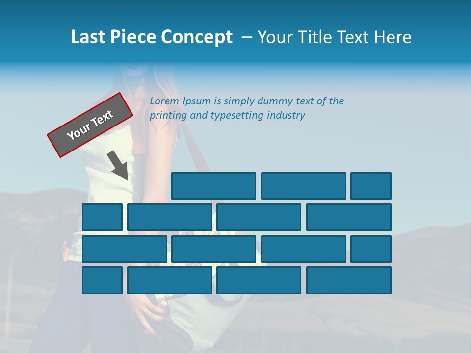 Adventure Woman Pretty PowerPoint Template