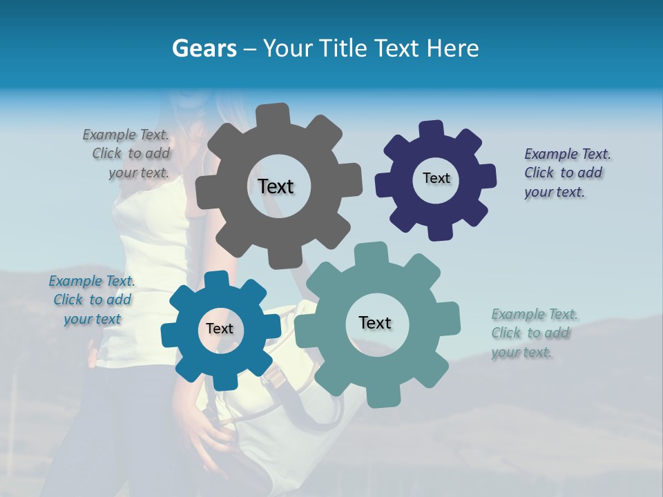 Adventure Woman Pretty PowerPoint Template