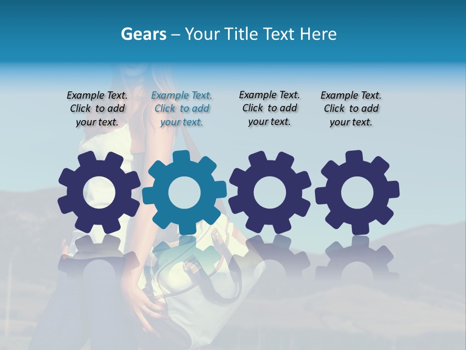 Adventure Woman Pretty PowerPoint Template