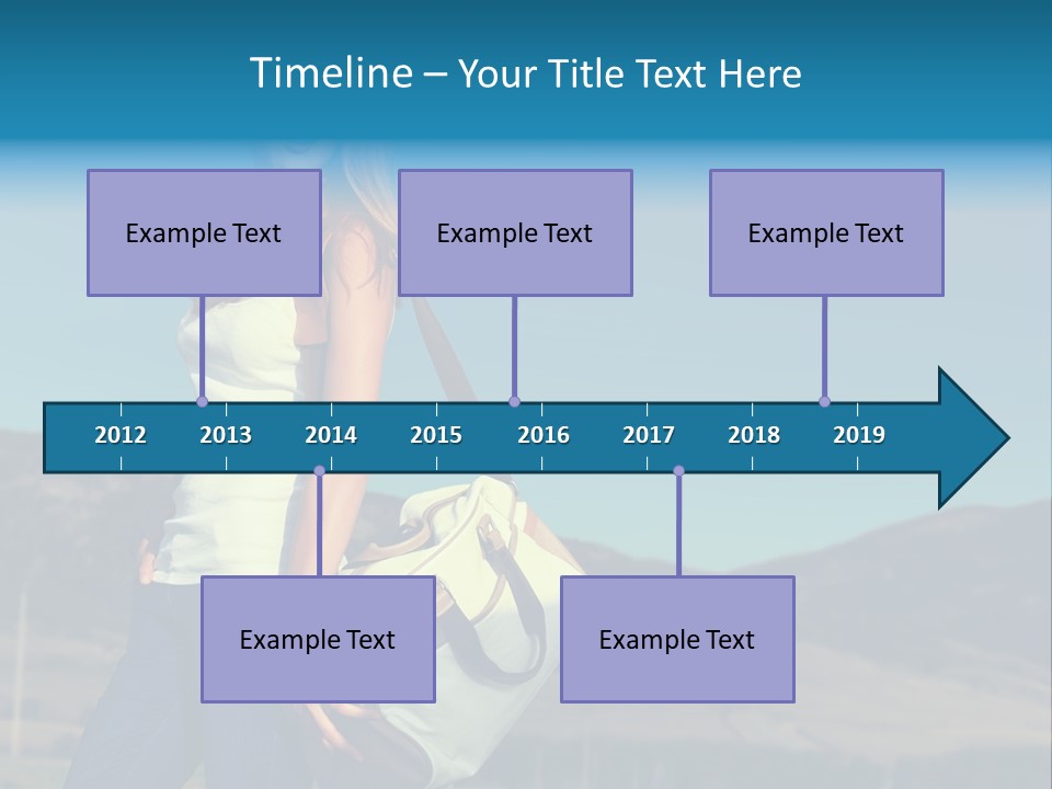 Adventure Woman Pretty PowerPoint Template