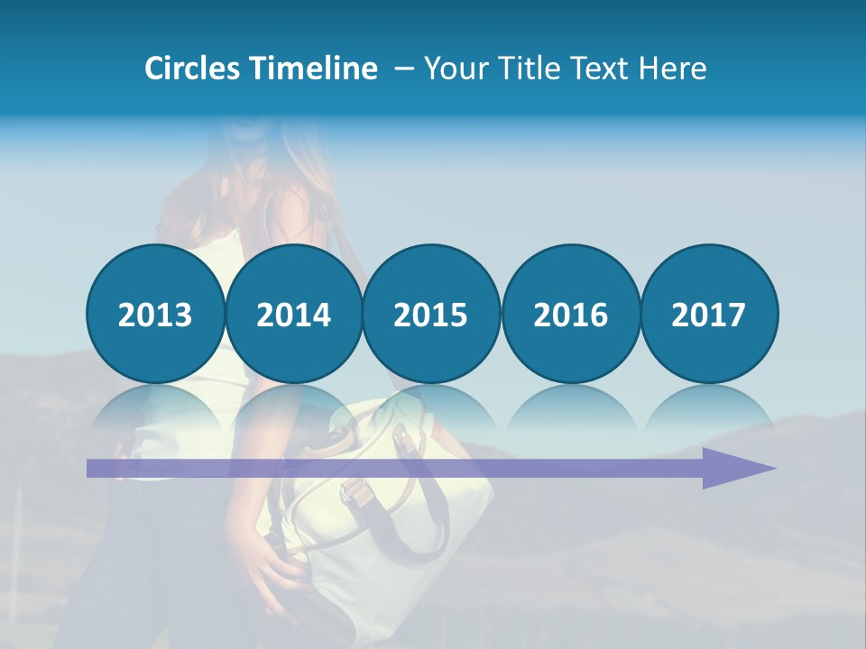 Adventure Woman Pretty PowerPoint Template