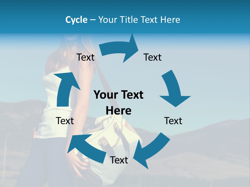 Adventure Woman Pretty PowerPoint Template