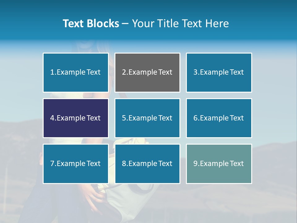 Adventure Woman Pretty PowerPoint Template