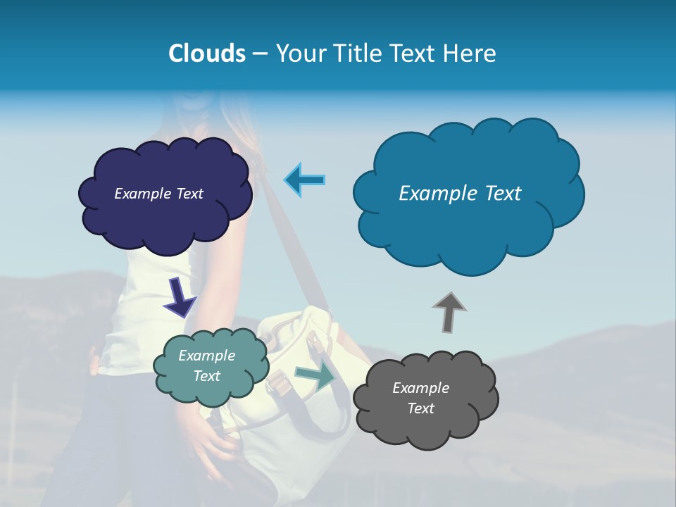 Adventure Woman Pretty PowerPoint Template