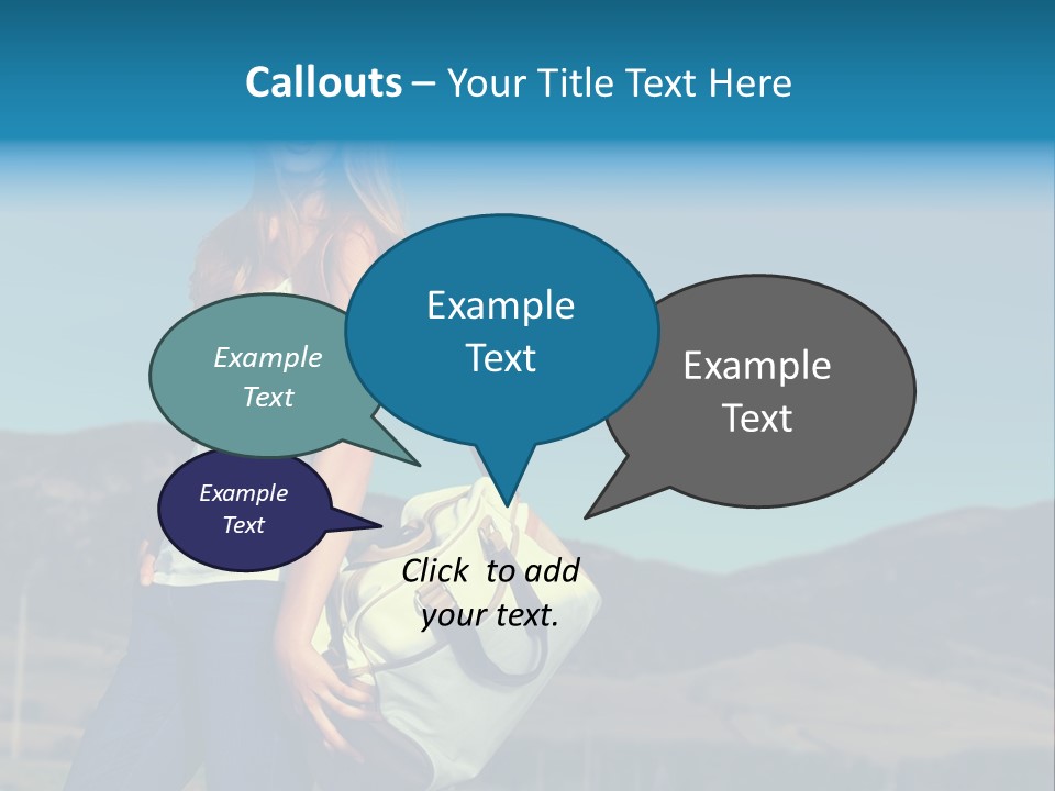 Adventure Woman Pretty PowerPoint Template