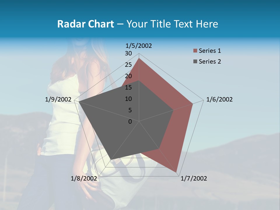 Adventure Woman Pretty PowerPoint Template