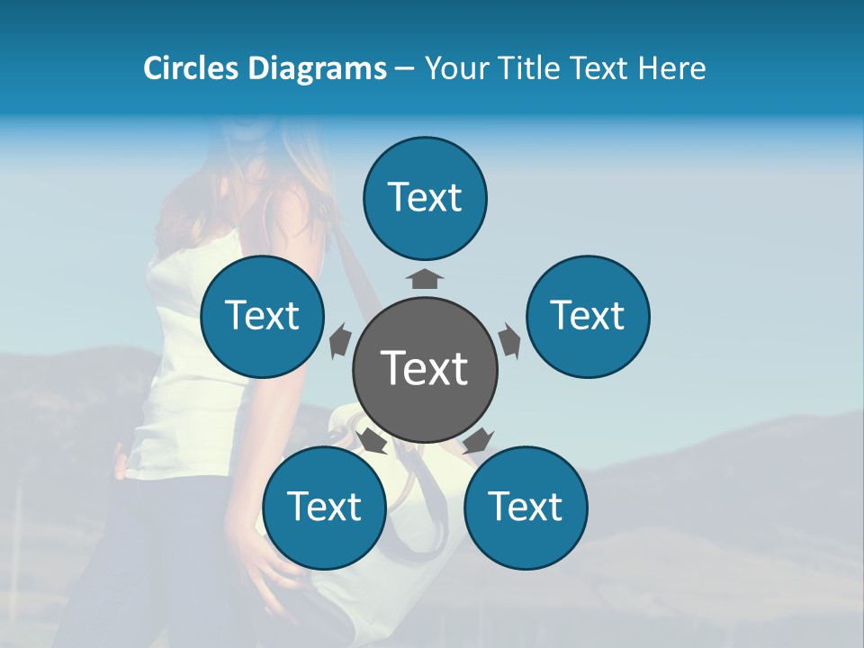 Adventure Woman Pretty PowerPoint Template