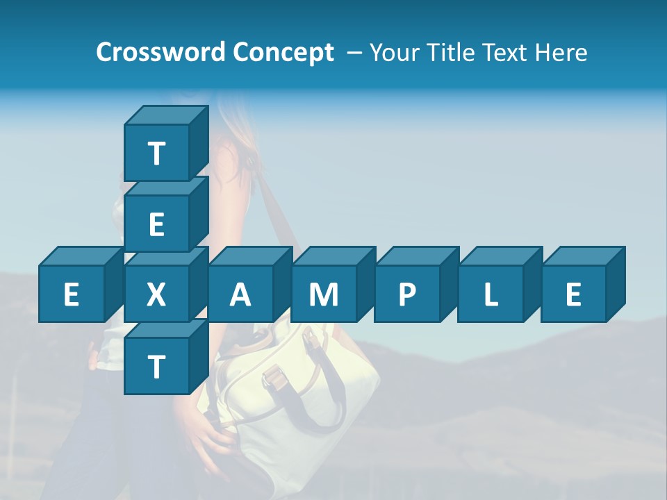 Adventure Woman Pretty PowerPoint Template