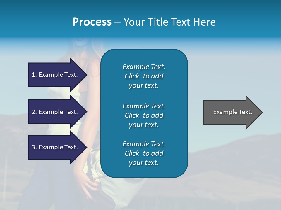 Adventure Woman Pretty PowerPoint Template