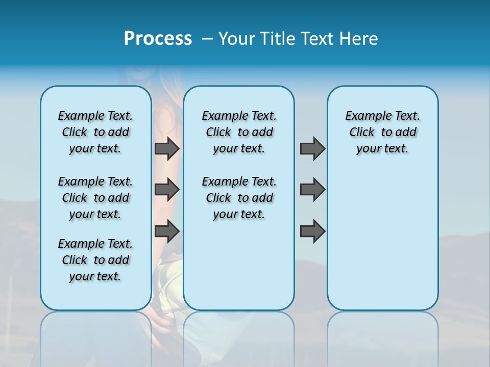 Adventure Woman Pretty PowerPoint Template