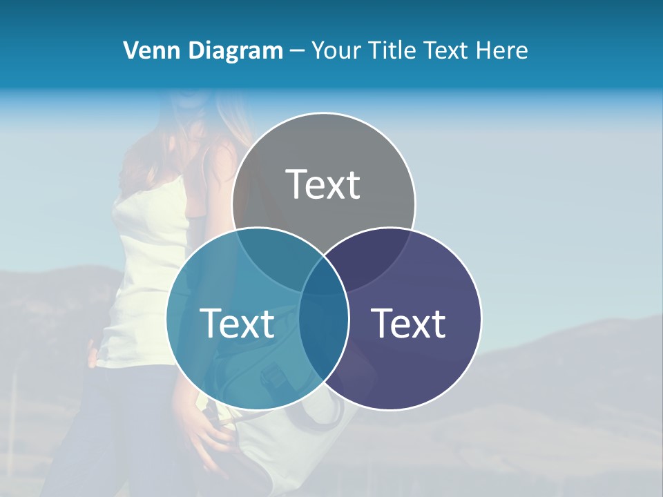 Adventure Woman Pretty PowerPoint Template