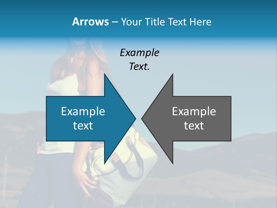 Adventure Woman Pretty PowerPoint Template