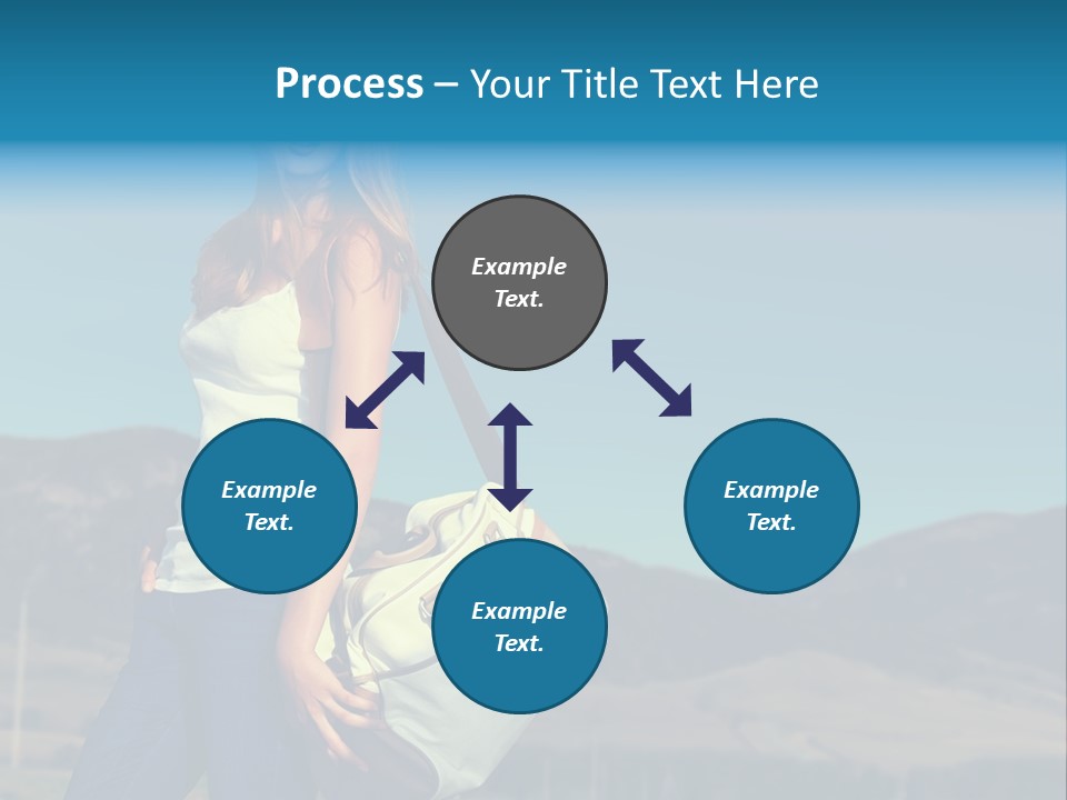 Adventure Woman Pretty PowerPoint Template