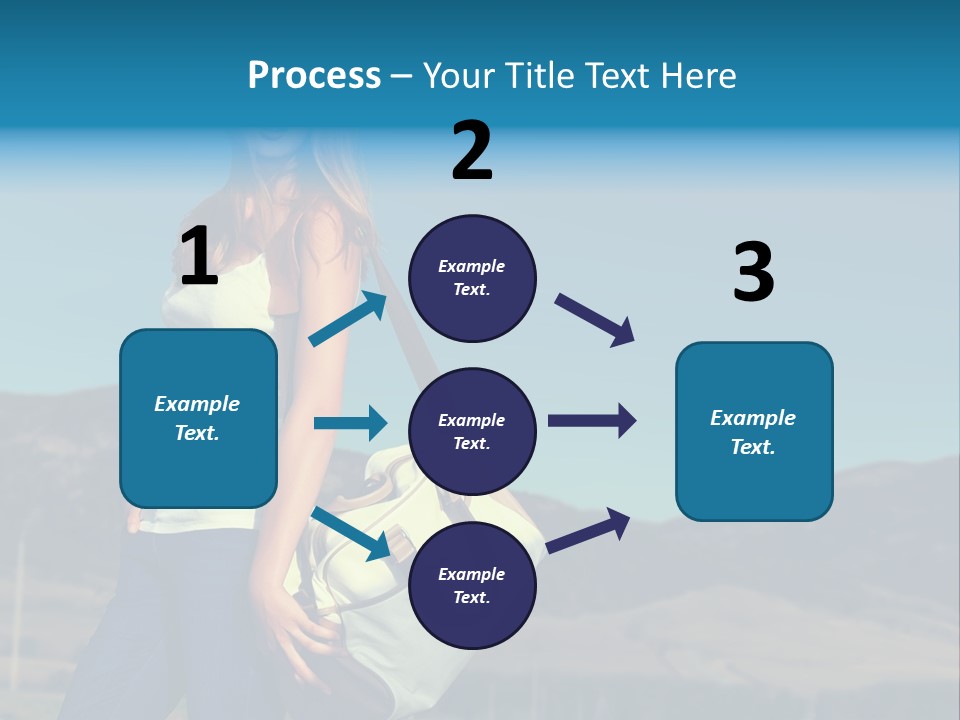 Adventure Woman Pretty PowerPoint Template