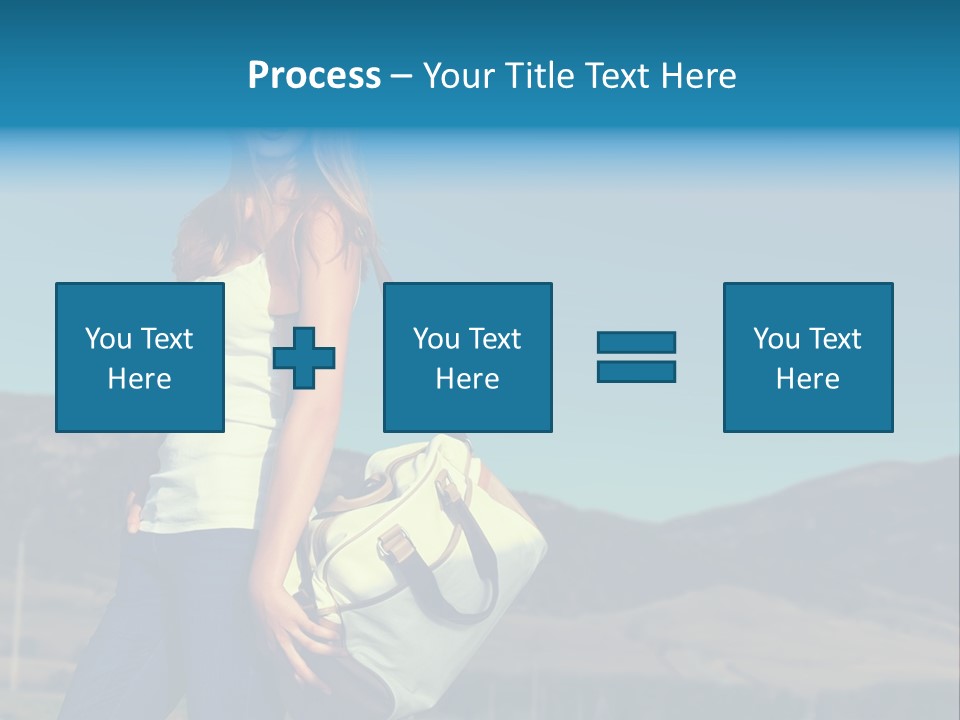 Adventure Woman Pretty PowerPoint Template