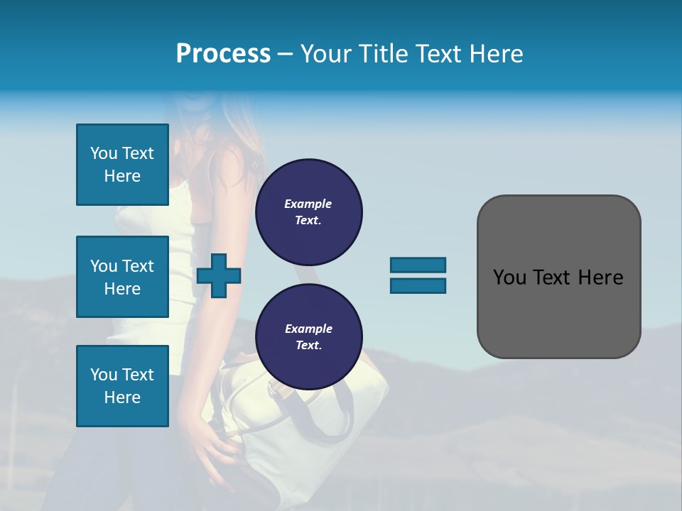 Adventure Woman Pretty PowerPoint Template