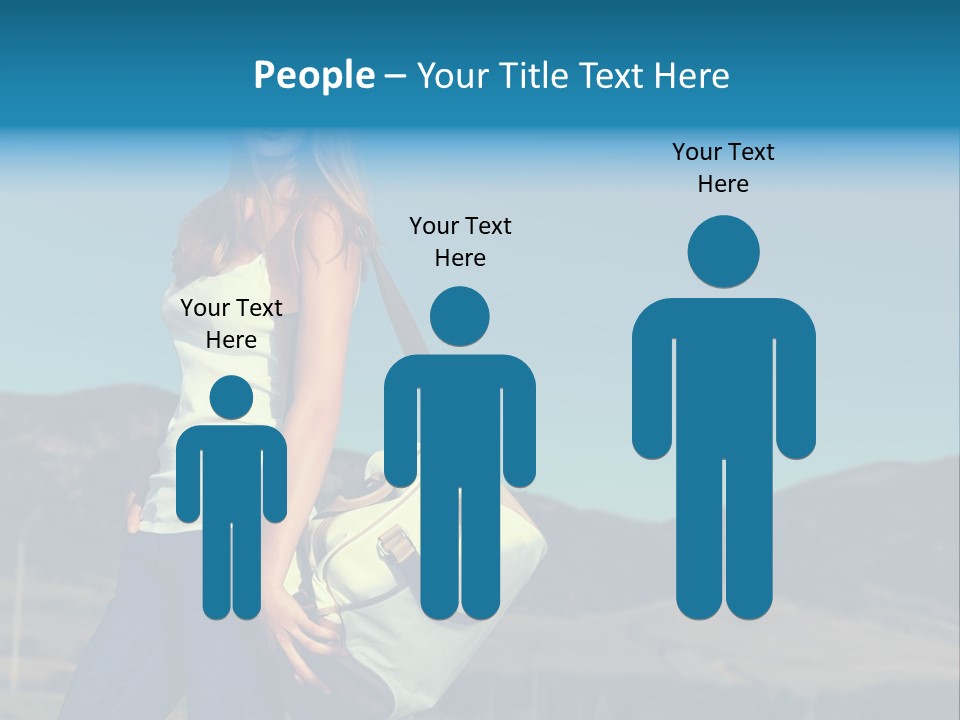 Adventure Woman Pretty PowerPoint Template