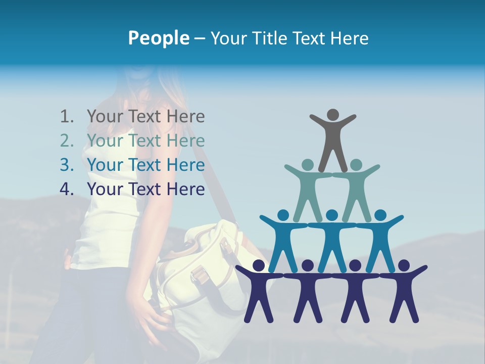 Adventure Woman Pretty PowerPoint Template