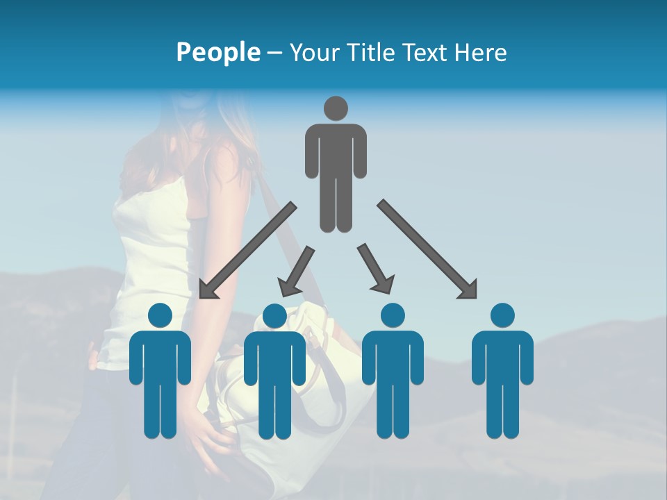 Adventure Woman Pretty PowerPoint Template