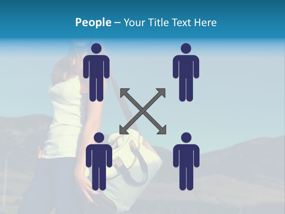 Adventure Woman Pretty PowerPoint Template