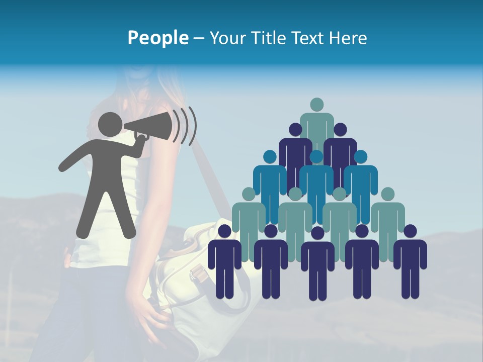 Adventure Woman Pretty PowerPoint Template