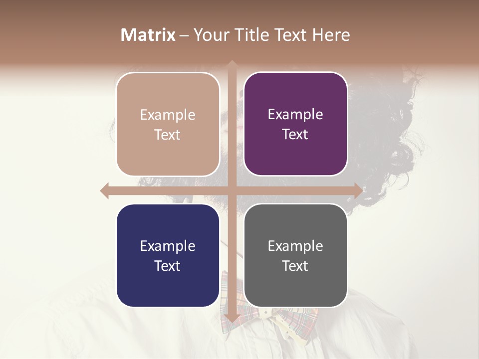 Tie One Young Man Only Confidence PowerPoint Template