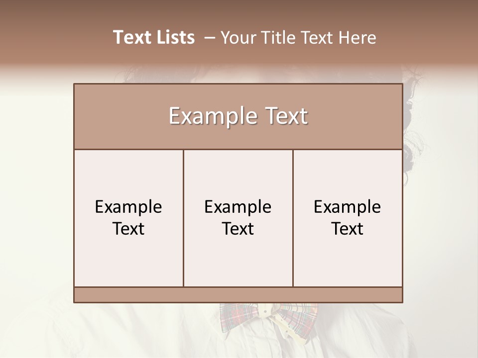 Tie One Young Man Only Confidence PowerPoint Template