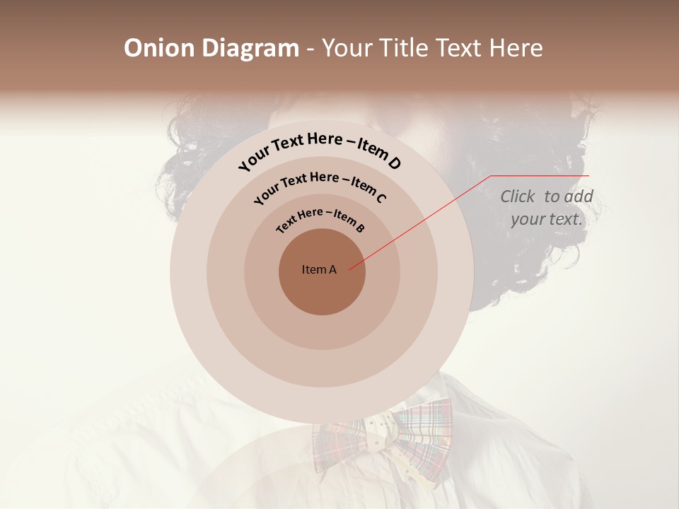 Tie One Young Man Only Confidence PowerPoint Template