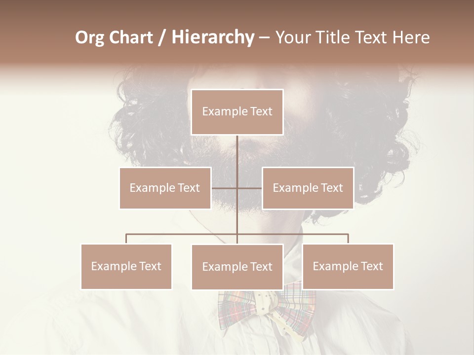 Tie One Young Man Only Confidence PowerPoint Template