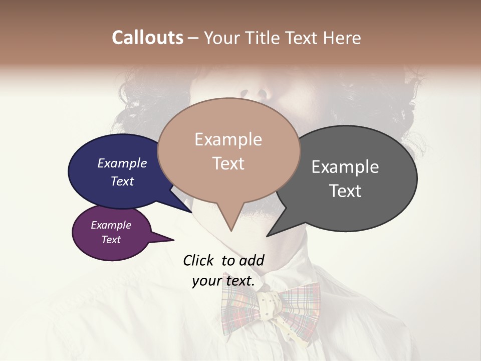 Tie One Young Man Only Confidence PowerPoint Template