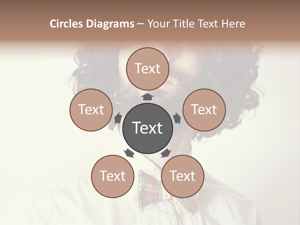 Tie One Young Man Only Confidence PowerPoint Template