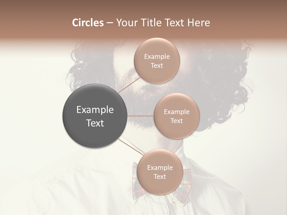 Tie One Young Man Only Confidence PowerPoint Template