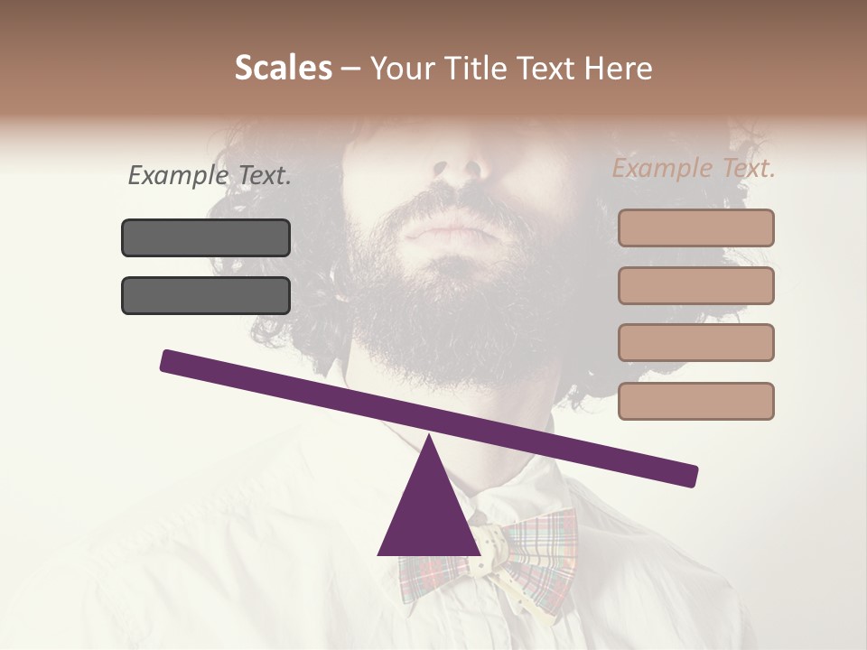 Tie One Young Man Only Confidence PowerPoint Template