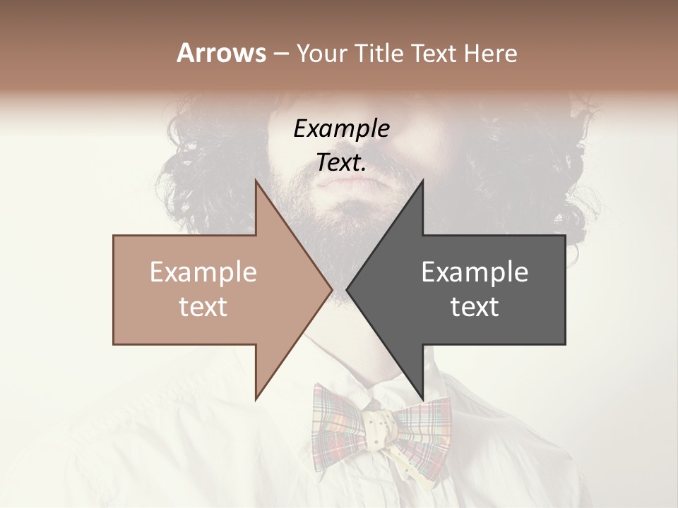 Tie One Young Man Only Confidence PowerPoint Template