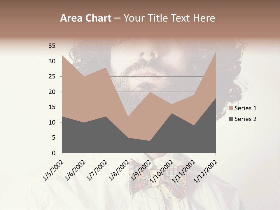 Tie One Young Man Only Confidence PowerPoint Template