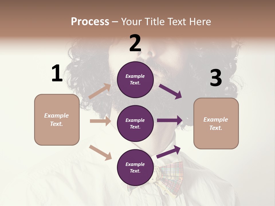 Tie One Young Man Only Confidence PowerPoint Template