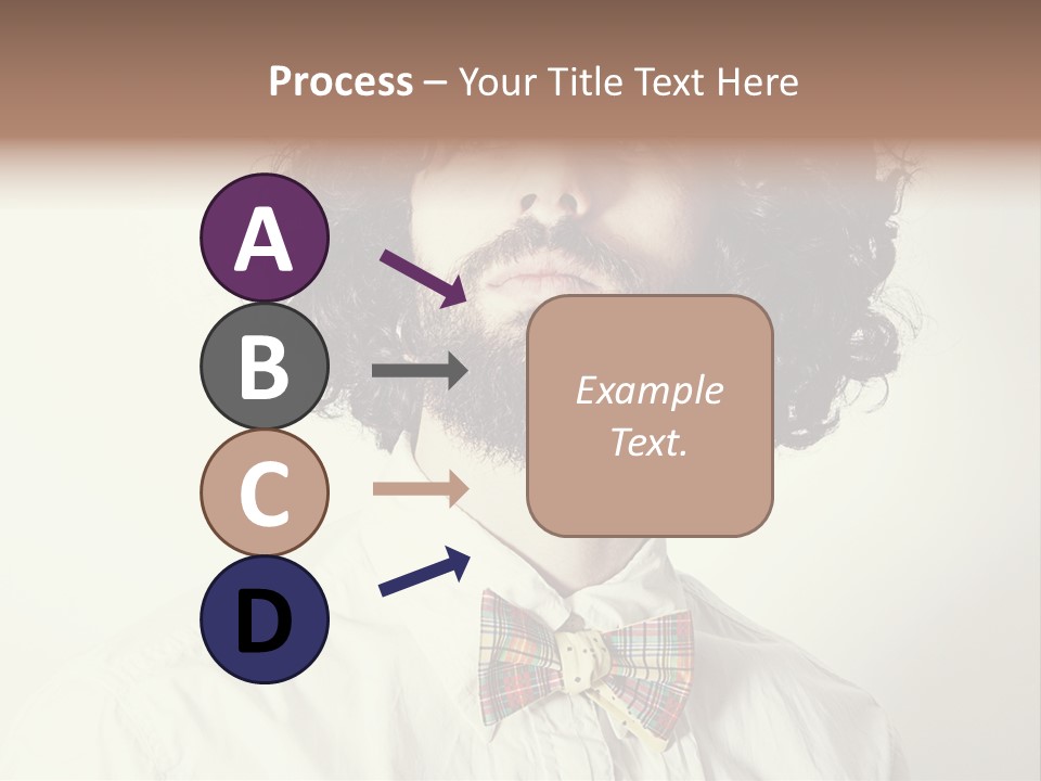 Tie One Young Man Only Confidence PowerPoint Template