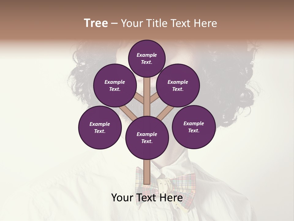 Tie One Young Man Only Confidence PowerPoint Template