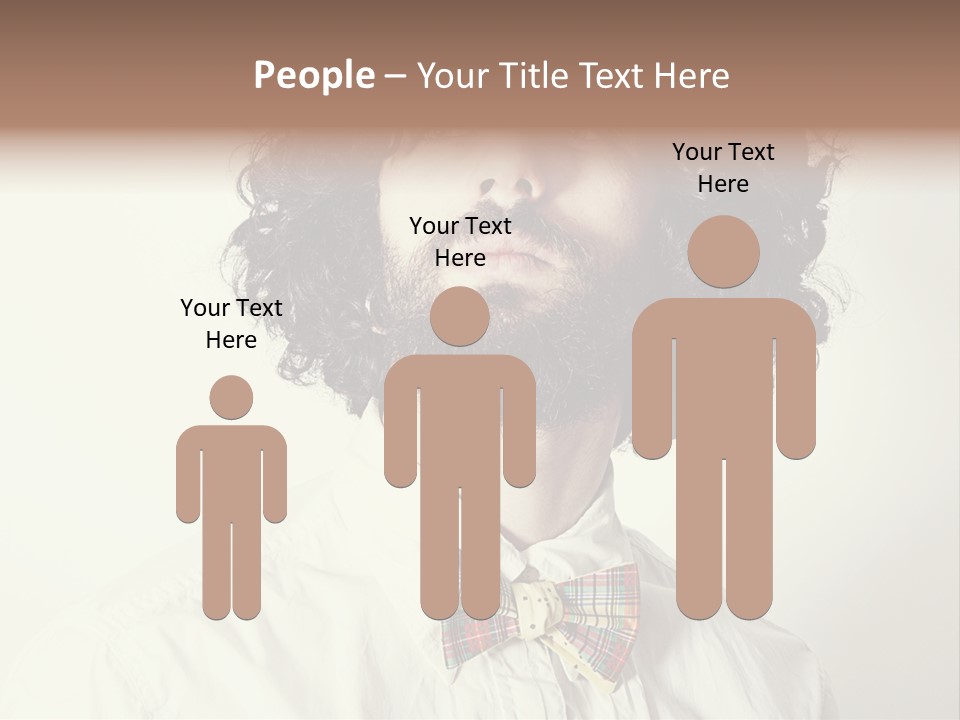 Tie One Young Man Only Confidence PowerPoint Template