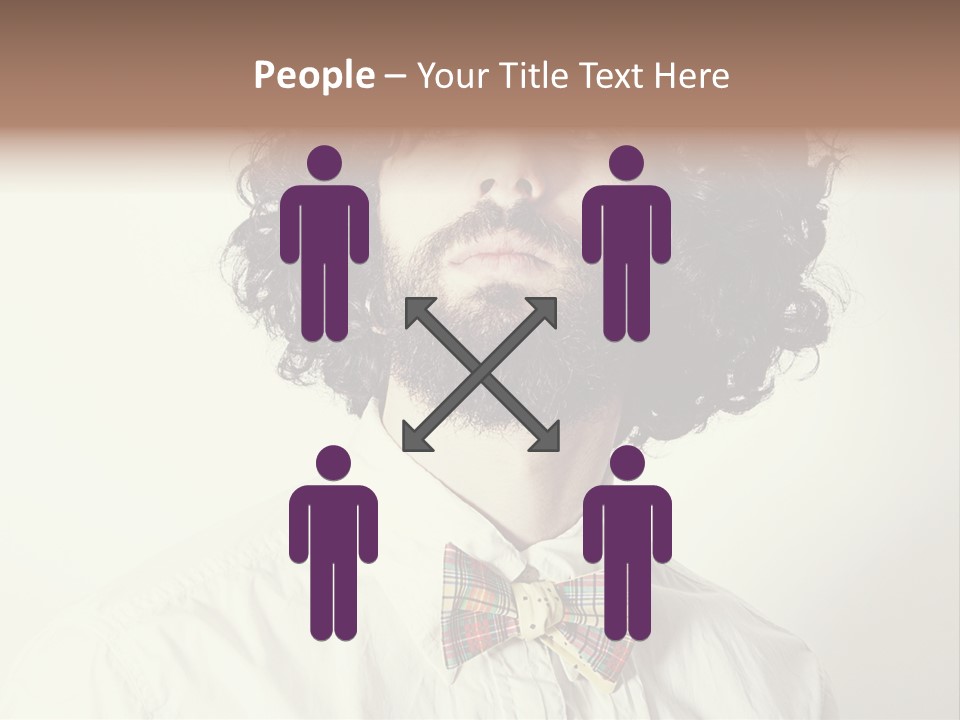 Tie One Young Man Only Confidence PowerPoint Template