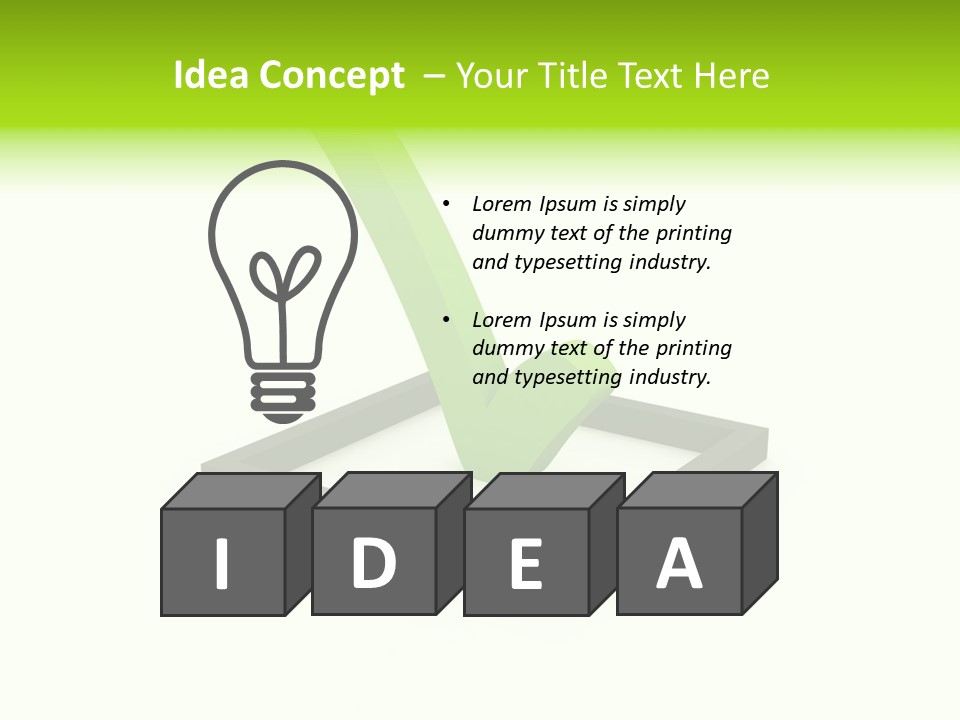 Renewal Man Apartment PowerPoint Template