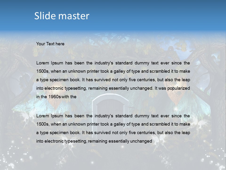 Husband Renewing House PowerPoint Template