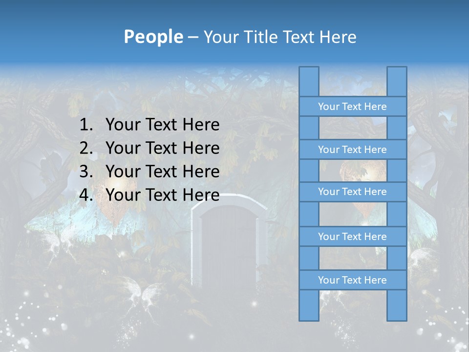 Husband Renewing House PowerPoint Template