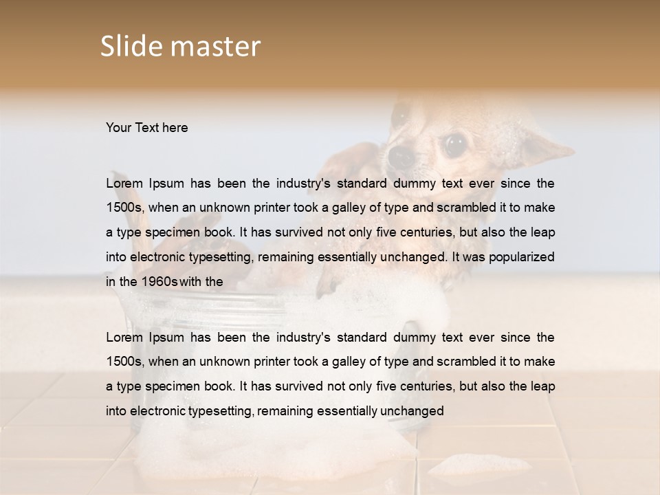 Couple Man Renovation PowerPoint Template