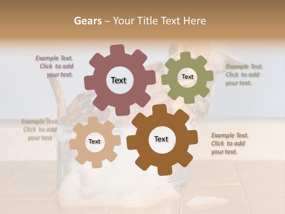 Couple Man Renovation PowerPoint Template